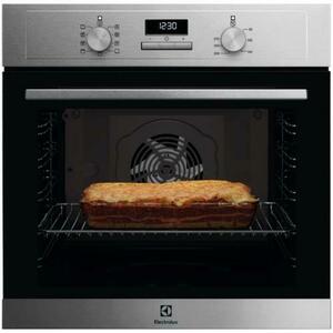 Cuptor incorporabil Electrolux EOF3F00X, Electric, 72 l, Autocuratare catalitica, SurroundCook, Timer cu display electronic, Grill, Clasa A (Inox antiamprenta) imagine