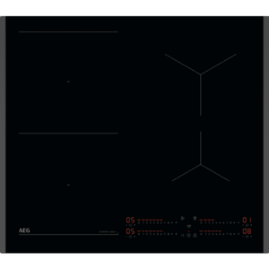 Plita incorporabila AEG Seria 7000 SenseBoil TI64IB10FB, Inductie, 4 zone de gatit, Timer electronic, Sense Boil, Conectivitate hota, Booster, Functie pauza, 60 cm (Negru) imagine