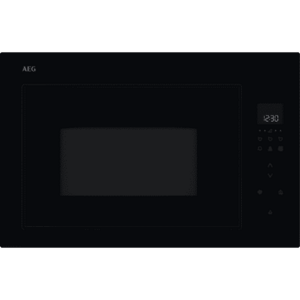 Cuptor cu microunde incorporabil AEG NMB6G261TB 26 L, Gatire cu abur (vas inclus), Putere microunde 900 W, Putere grill 800 W, Afisaj digital, Timer electronic (Negru) imagine