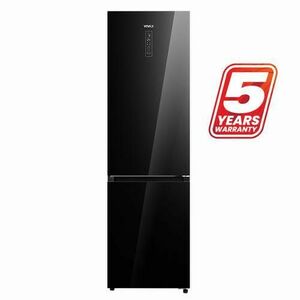 Combina frigorifica VIVAX CF-3781DNF BG, 378 l, Clasa E, No Frost, Control Digital, H 201.7 cm (Negru) imagine