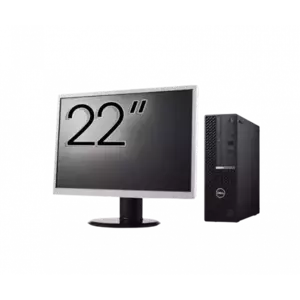 Pachet Refurbished DELL OptiPlex 5090 SFF, Intel Core i5-10500 3.10 - 4.50GHz, 8GB DDR4, 256GB SSD + Monitor 22" imagine