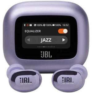 Casti True Wireless In-Ear JBL Live Buds 3, Bluetooth, Ecran Touchscreen 1.45inch, ANC, 6 Microfoane, Personi-fi 3.0, IP55 (Mov) imagine