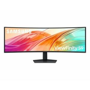 Monitor VA LED Samsung 49inch LS49F950UAUXEN, DQHD (5120 x 1440), HDMI, DisplayPort, Boxe, Ecran curbat, 120 Hz, 5 ms (Negru) imagine
