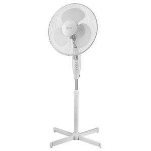 Ventilator cu picior Teesa TSA8021, 3 viteze, 45W, 125cm, temporizator (Alb) imagine