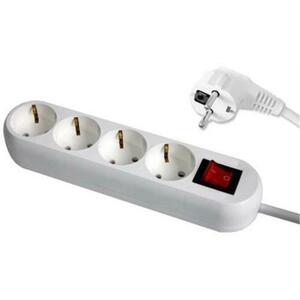 Prelungitor OEM PS-4X10S, 4 prize, 10 m (Alb) imagine