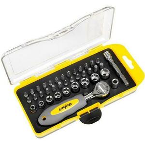 Set biti cu cheie Clichet Rebel RB-1104, 38 piese (Galben/Negru) imagine