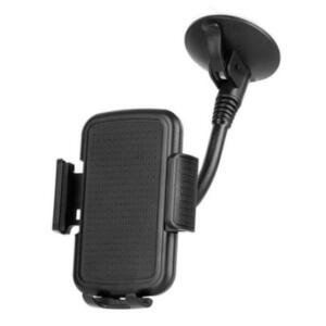 Suport universal auto Kruger&Matz KM1361, prindere cu ventuza (Negru) imagine