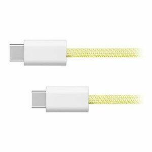 Cablu Kruger&Matz KM1271-1.5Y, USB TIP C - USB TIP C, 60 W, 1.5 m (Galben) imagine