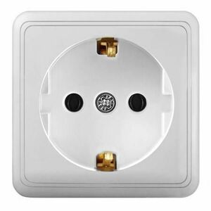 Priza simpla OEM PS-1806 (Alb) imagine