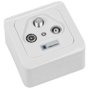 Priza RTV-SAT CABLETECH GNI0508 (Alb) imagine