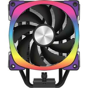 Cooler CPU Super Flower COOLDEX ST4, iluminare aRGB, 800 - 1800rpm (Negru/Mov) imagine