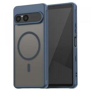 Husa MagSafe pentru Sony Xperia 10 VII, Techsuit, HaloFrost II, Bleumarin imagine