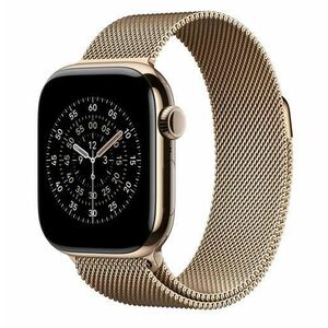 Curea Smartwatch Apple MGJ04ZM/A pentru Watch 42 mm, Milanese Loop (Auriu) imagine