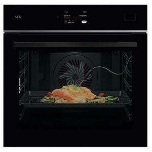 Cuptor incorporabil AEG Seria 800 TB8SB73ZAB, Electric, SteamBoost, Autocuratare cu abur, 70 l, Clasa A++, Wi-Fi, 139 programe, Inchidere amortizata a usii (Negru) imagine
