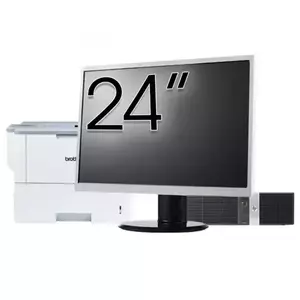Pachet Calculator refurbished HP Retail System RP5810 SFF, Intel Core i5-4570S 2.90GHz, 8GB DDR3, 128GB SSD, 4 x Serial Port, 1 x 24 Volt USB, 3 x 12 Volt USB + Monitor 24" & Imprimanta Brother HL-L6300DW imagine