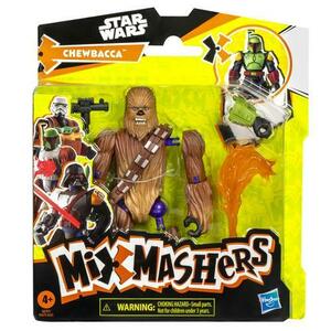 Figurina Star Wars Mix Mashers - Chewbacca, cu accesorii, 12 cm imagine