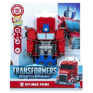 Figurina Transformers Earthspark - Smash to change, Optimus Prime imagine