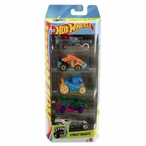 Set 5 masinute Hot Wheels Street Beasts imagine
