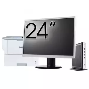 Pachet PC refurbished HP T630 Thin Client, AMD GX-420GI 2.00GHz, 8GB DDR4, 128GB SSD + Monitor 24" & Imprimanta Brother HL-L6300DW imagine