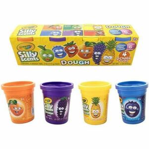 Set plastelina parfumata Crayola - Silly Scents, 4 borcanase imagine