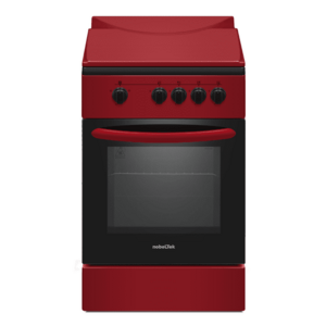 Aragaz Nobeltek NLT 5551R/G1, 50 cm, plita gaz, cuptor gaz, siguranta plita si cuptor, echipat cu duze GPL, duze GN de schimb, capac tabla (Rosu) imagine