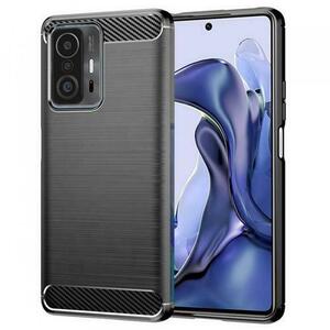 Husa pentru Xiaomi 11T / 11T Pro, Techsuit, Carbon, Neagra imagine