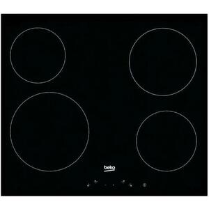 Plita electrica incorporabila BEKO HIC64401, vitroceramica 4 arzatoare, 60cm (Negru-Sticla) imagine