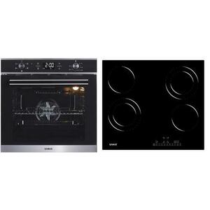 Pachet Samus ONL18 Cuptor incorporabil Samus SC625GDX5, Electric, 75 L, 5 functii + Plita incorporabila Samus PSVE-64BG6, 4 Zone de gatit, Vitroceramica, Touch Control, 9 Trepte, Timer (Negru) imagine