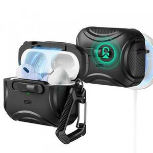 Husa Casti ESR Cyber pentru Apple AirPods Pro Series (Negru) imagine