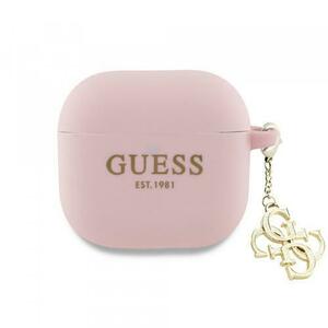 Husa Casti Guess W/4G Charm pentru Apple AirPods 4 (Roz) imagine