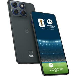 Telefon Mobil Motorola Edge 70, Procesor Qualcomm SM7750-AB Snapdragon 7 Gen 4, P-OLED 6.7inch, 12GB RAM, 512GB Flash, Camera Duala 50 + 50 MP, Wi-Fi, 5G, Dual Sim, Android (Gri) imagine