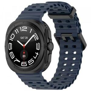 Curea Techsuit W062 pentru Samsung Galaxy Watch Ultra, Albastru imagine