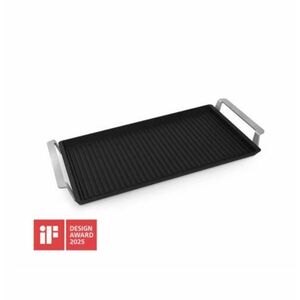 Plancha Grill Electrolux E9HHPG11, universala pentru plite gaz, inductie, vitro, barbecue- dim H x L x A : 46.6 x 25.3 x 4.5 cm imagine