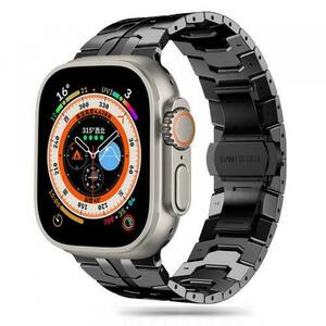 Curea Techsuit W063 pentru Apple Watch 49mm / 46mm / 45mm / 44mm / 42mm Series, Negru imagine
