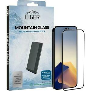 Folie Sticla Eiger 3D Mountain Glass compatibila cu iPhone 14 Pro Max (Transparent) imagine