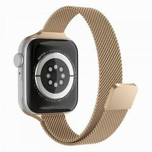 Curea Techsuit W034 pentru Apple Watch 42mm / 41mm / 40mm / 38mm Series, Auriu imagine