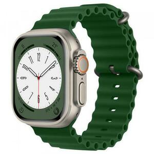 Curea Techsuit W038 pentru Apple Watch 42mm / 41mm / 40mm / 38mm Series, Verde imagine