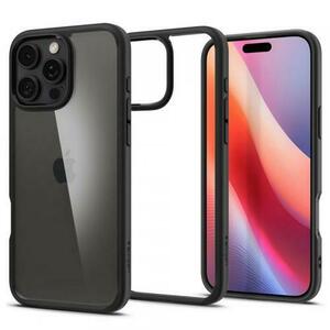 Husa pentru Apple iPhone 16 Pro, Spigen, Ultra Hybrid, Neagra Mata imagine