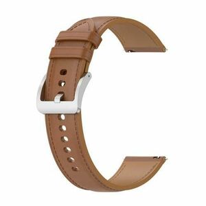 Curea Techsuit W048 pentru Samsung Galaxy Watch / Huawei Watch Series, 20mm, Maro imagine