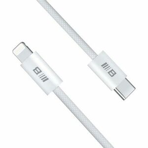 Cablu Date si Incarcare USB-C - Lightning Blueo, 20W, 1.2m, Alb imagine