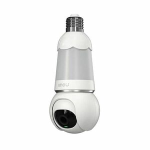 Camera supraveghere rotativa wireless PT Full Color tip bec Imou Bulb Cam IPC-S6DP-5M0WEB-E27, 5 MP, IR 25 m, 2.8 mm, microfon, difuzor, sirena, slot card, 350 lm, vizualizare de pe telefon imagine