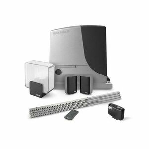 Kit automatizare poarta culisanta Nice ROBUSKIT RB600KCE FULL, 600 Kg, 230 Vac, 8 m, receptor OXIBD, cremaliera metalica imagine