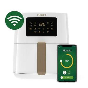 Friteuza cu aer cald PHILIPS Airfryer 5000 HD9255/30, 0.8 kg, 4.1 L, 1400 W (Alb) imagine