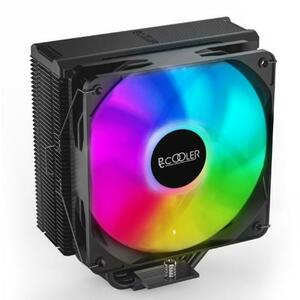 Cooler CPU PCCOOLER Paladin EX400 ARGB, iluminare ARGB, 1x120 mm, 1800 rpm, PWM (Negru) imagine