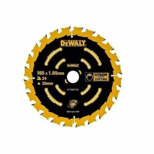 Panza, Dewalt, de fierastrau circular, EXTREME 165x20, Z 24 DT10624-QZ imagine