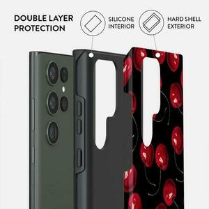 Husa Burga Dual Layer Cherrybomb pentru Samsung Galaxy S23 Ultra imagine