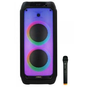 Boxa portabila Samus IBIZA SENSE 8 – 800W, 80 W RMS, Bluetooth, Radio FM (Negru) imagine
