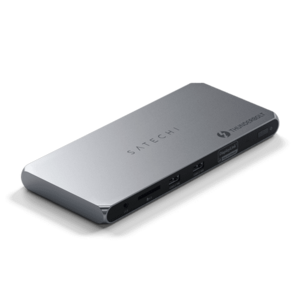 Docking Station Satechi Thunderbolt 4 Multi-Display ST-DT4MDM-EU, (Gri) imagine