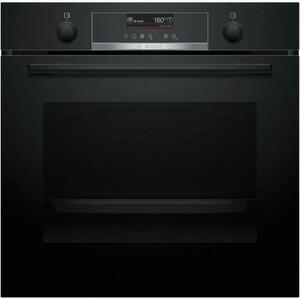 Cuptor incorporabil Bosch HBG539EB3, 71 L, Electric, Multifunctional, Grill, Air Fry, Soft close, 14 functii, AutoPilot40, Autocuratare EcoClean + hidrolitica, Clasa A+ (Negru) imagine