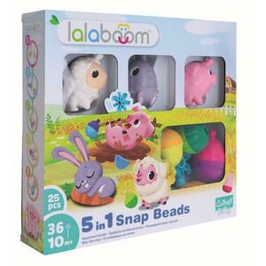 Jucarie interactiva bebelusi Trefl Baby Lalaboom - Bile interconectabile, Clic-Clac, 25 piese imagine